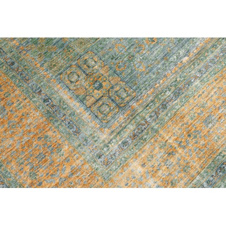 Tappeto Mamlouk Pakistan verde azzurro 273x352