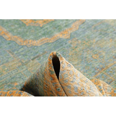 Tappeto Mamlouk Pakistan verde azzurro 273x352