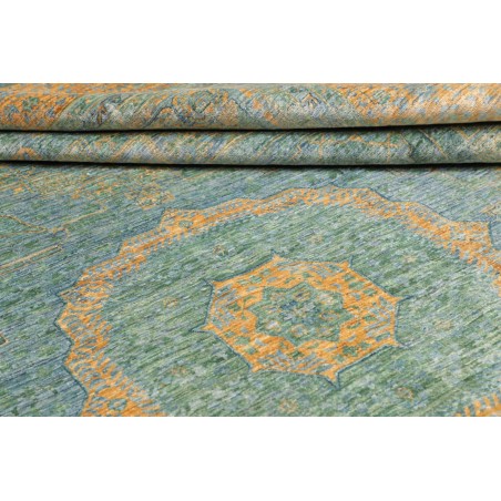 Tappeto Mamlouk Pakistan verde azzurro 273x352