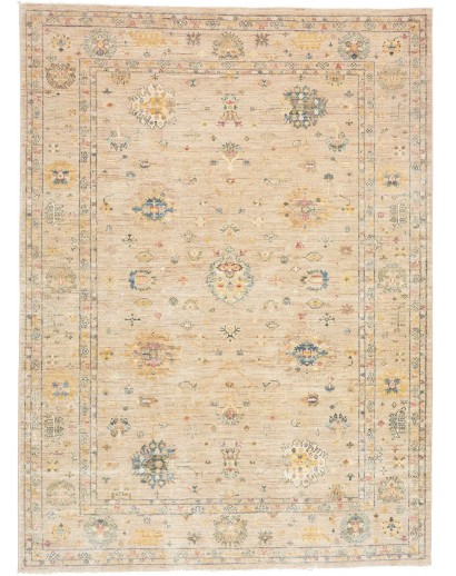 Tappeto Malka Pakistan marrone giallo 168x232