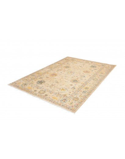 Tappeto Malka Pakistan marrone giallo 168x232