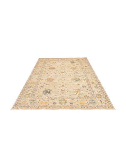 Tappeto Malka Pakistan marrone giallo 168x232