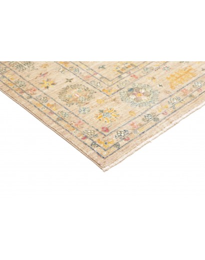 Tappeto Malka Pakistan marrone giallo 168x232