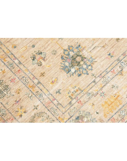 Tappeto Malka Pakistan marrone giallo 168x232