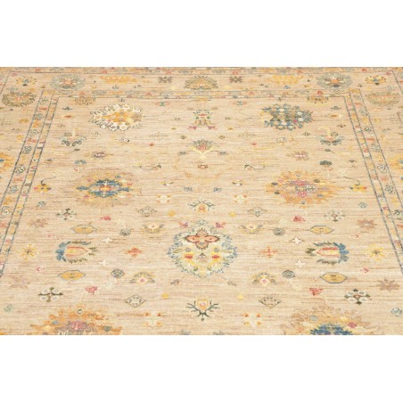 Tappeto Malka Pakistan marrone giallo 168x232