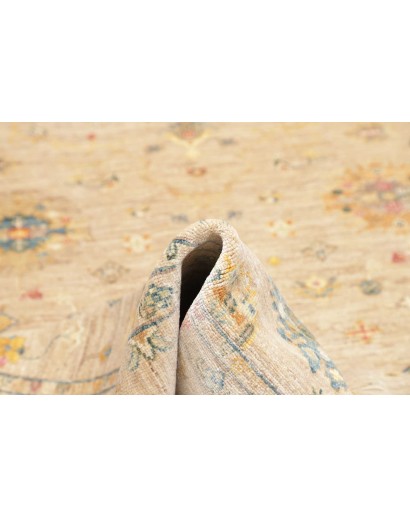Tappeto Malka Pakistan marrone giallo 168x232