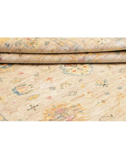 Tappeto Malka Pakistan marrone giallo 168x232