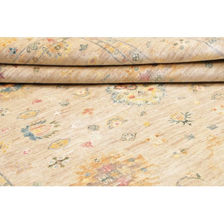 Tappeto Malka Pakistan marrone giallo 168x232