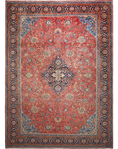 Tappeto Sarough Persia rosso grigio 270x370