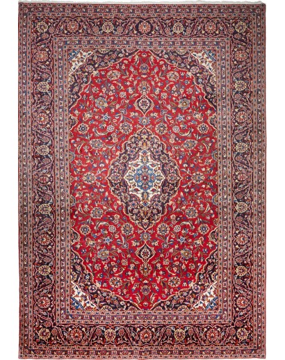 Tappeto Ardakan Persia marrone bianco 243x348