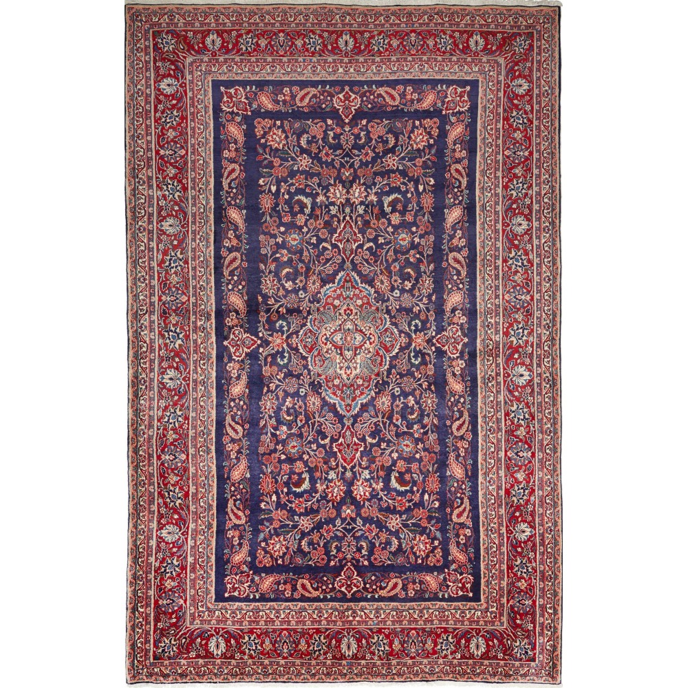 Tappeto Hamadan Fine Persia azzurro bianco 214x332 Tappeto Hamadan Fine Persia azzurro bianco 214x332