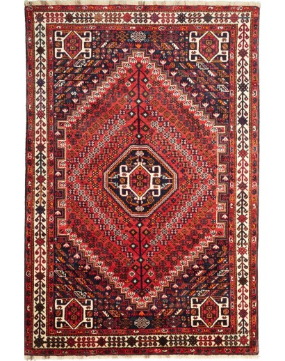 Tappeto Shiraz Fine Persia marrone blu 170x254