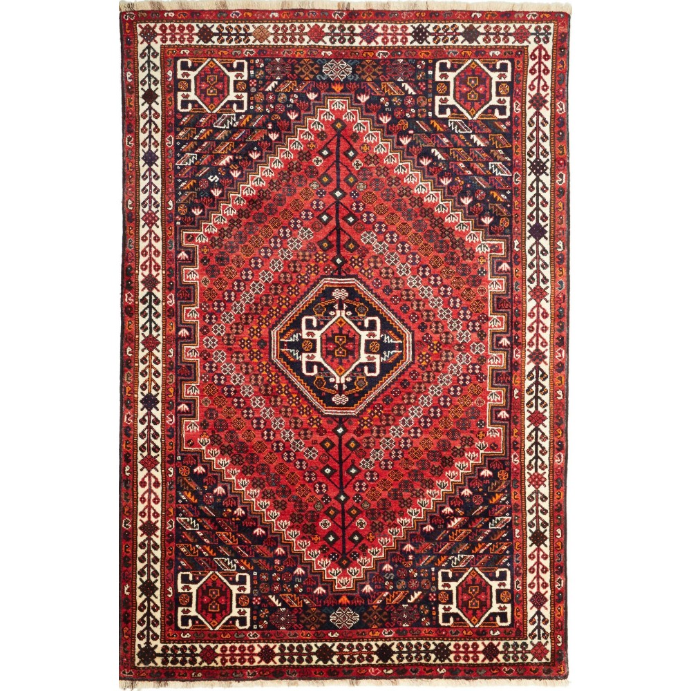Tappeto Shiraz Fine Persia marrone blu 170x254 Tappeto Shiraz Fine Persia marrone blu 170x254