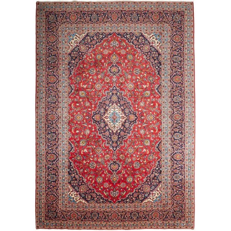 Tappeto Ardakan Persia marrone giallo 245x352