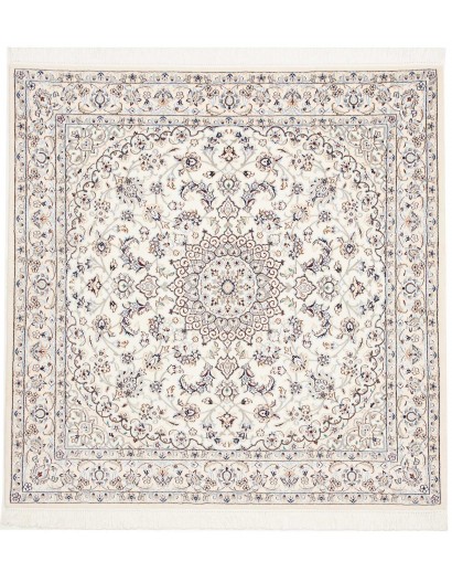 Tappeto Nain 9La Persia bianco grigio 145x146