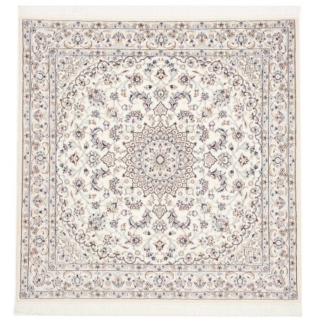 Tappeto Nain 9La Persia bianco grigio 145x146