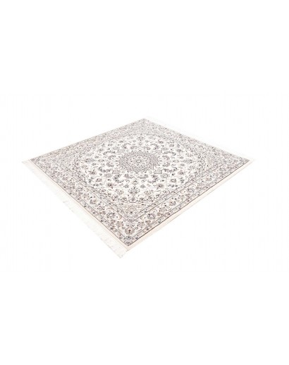 Tappeto Nain 9La Persia bianco grigio 145x146