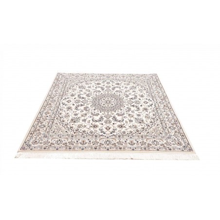 Tappeto Nain 9La Persia bianco grigio 145x146
