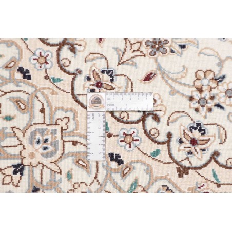 Tappeto Nain 9La Persia bianco grigio 145x146