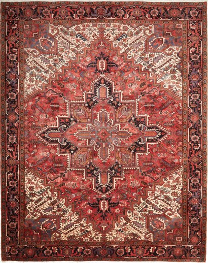 Tappeto Gorawan Persia marrone rosso 262x327