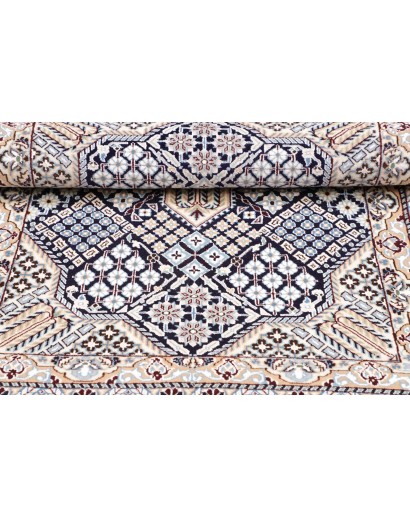 Tappeto Nain 9La Persia bianco grigio 92x120