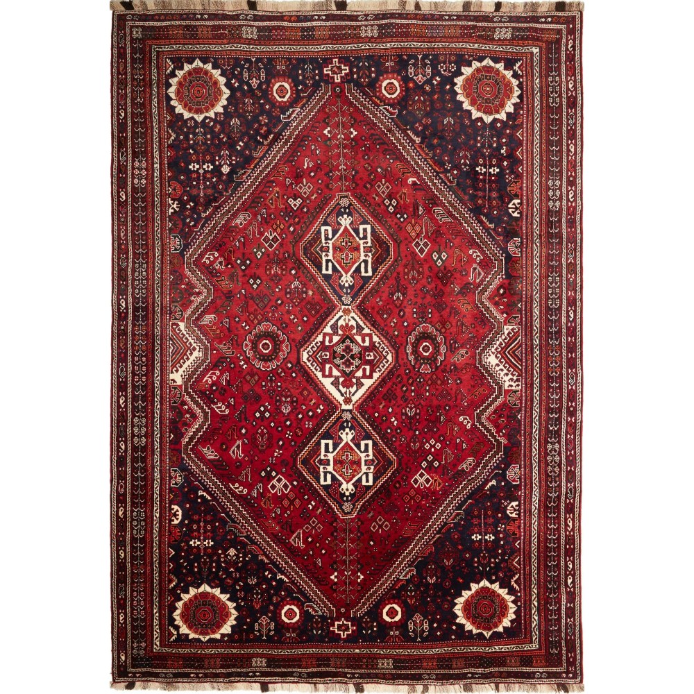 Tappeto Shiraz Fine Persia marrone 220x323 Tappeto Shiraz Fine Persia marrone 220x323