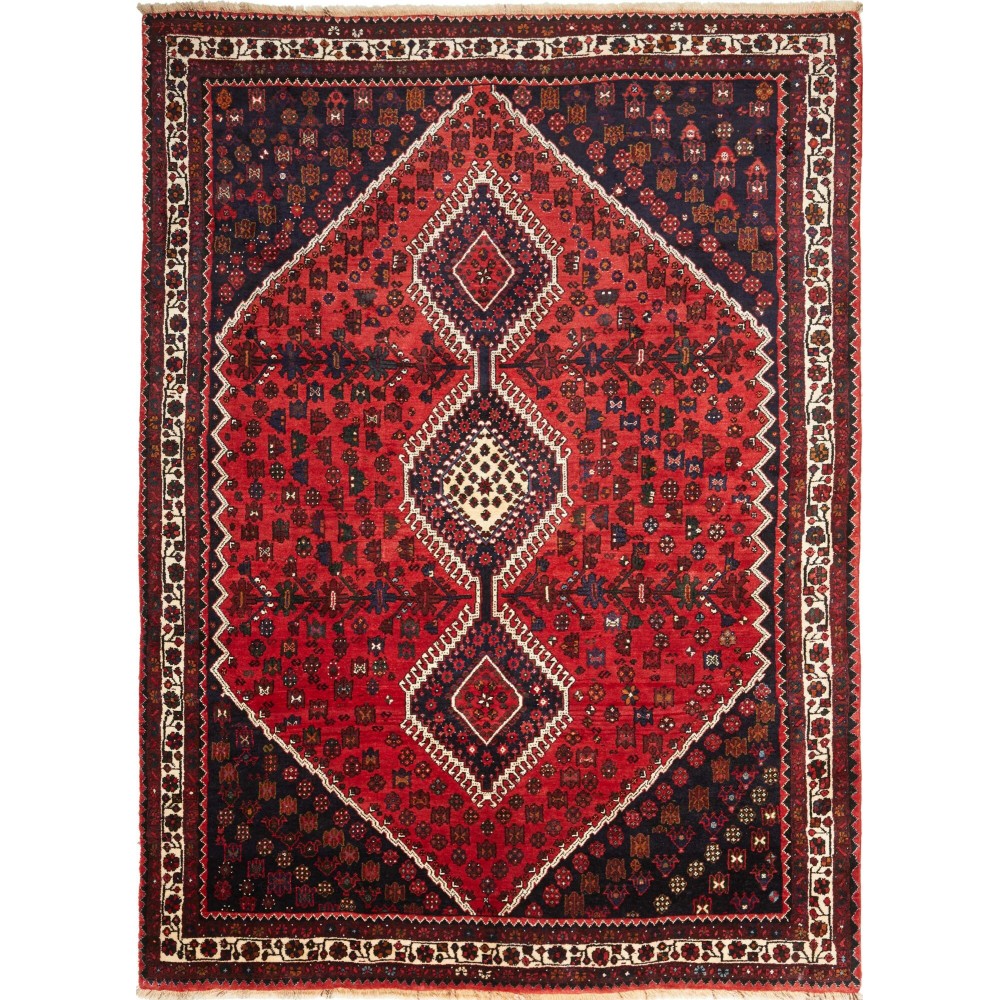 Tappeto Shiraz Fine Persia grigio marrone 208x285 Tappeto Shiraz Fine Persia grigio marrone 208x285