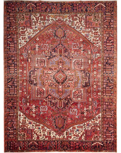 Tappeto Gorawan Persia marrone giallo 259x339
