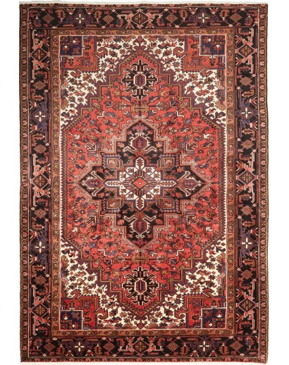 Tappeto Gorawan Persia marrone rosso 202x292