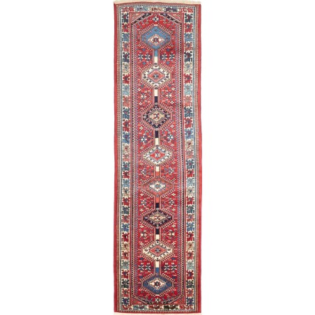 Tappeto Yalameh Persia marrone grigio 82x304