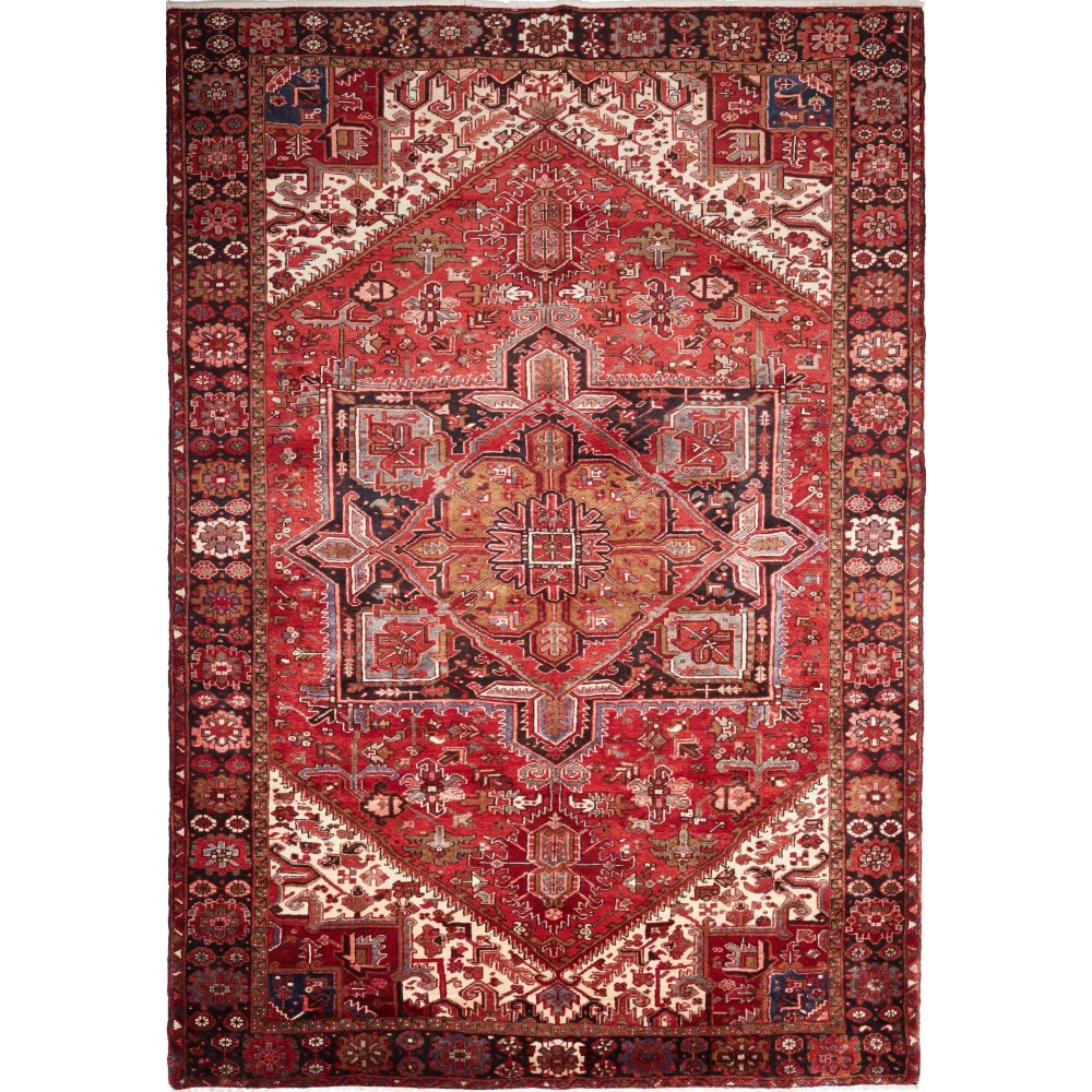 Tappeto Gorawan Persia marrone blu 250x356 Tappeto Gorawan Persia marrone blu 250x356