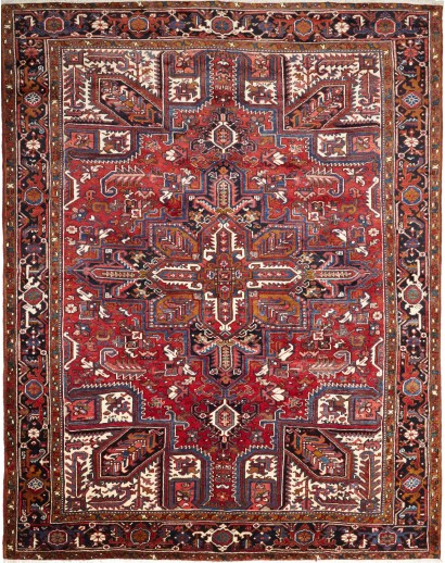 Tappeto Gorawan Persia marrone giallo 260x334