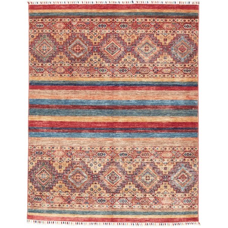 Tappeto Samarkand Pakistan marrone grigio 148x190