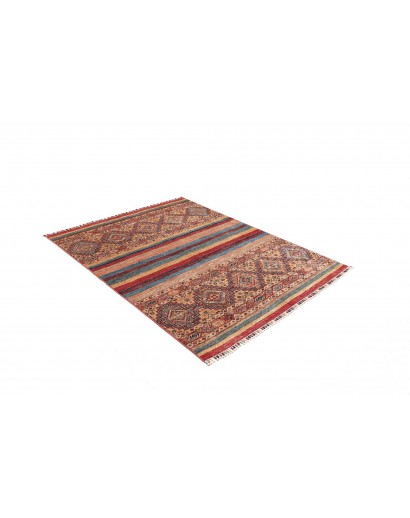 Tappeto Samarkand Pakistan marrone grigio 148x190