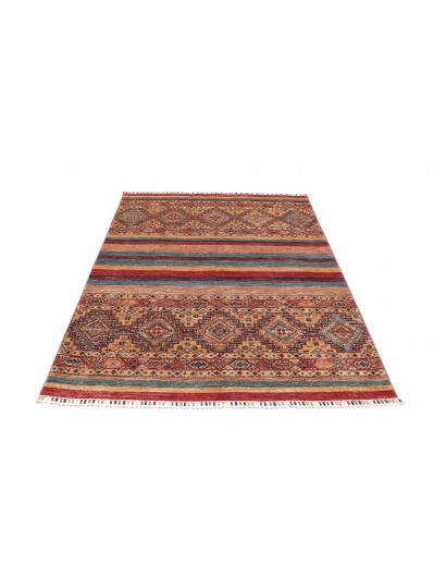 Tappeto Samarkand Pakistan marrone grigio 148x190