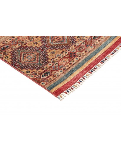 Tappeto Samarkand Pakistan marrone grigio 148x190