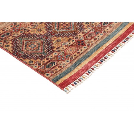 Tappeto Samarkand Pakistan marrone grigio 148x190