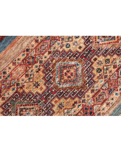Tappeto Samarkand Pakistan marrone grigio 148x190