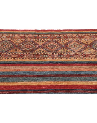 Tappeto Samarkand Pakistan marrone grigio 148x190