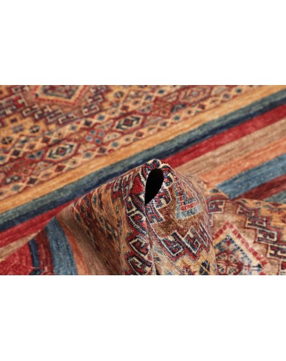 Tappeto Samarkand Pakistan marrone grigio 148x190
