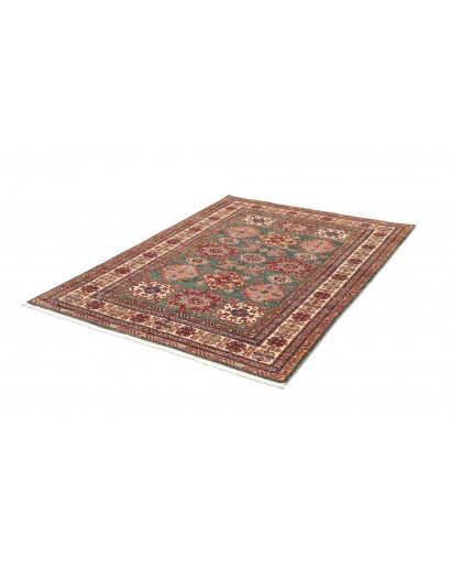 Tappeto Kazak Fine Pakistan marrone grigio 148x202