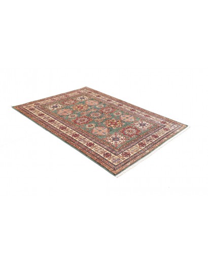 Tappeto Kazak Fine Pakistan marrone grigio 148x202