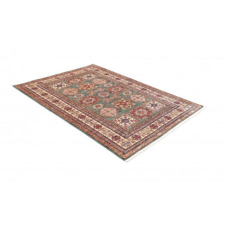 Tappeto Kazak Fine Pakistan marrone grigio 148x202