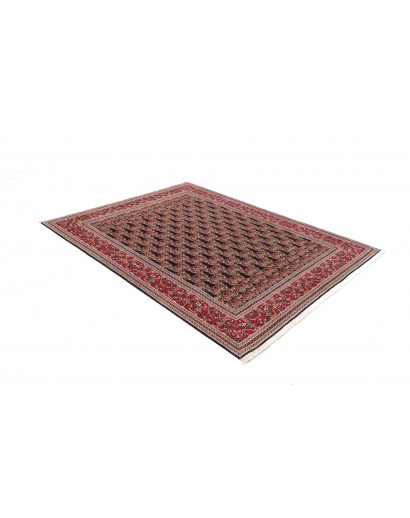 Tappeto Tabriz 50 Raj Persia marrone giallo 160x212