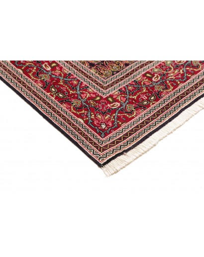 Tappeto Tabriz 50 Raj Persia marrone giallo 160x212