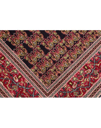 Tappeto Tabriz 50 Raj Persia marrone giallo 160x212