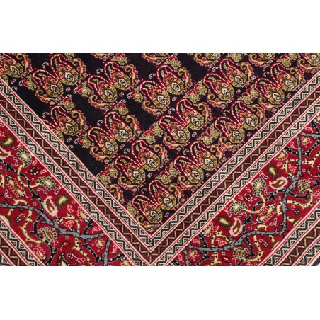 Tappeto Tabriz 50 Raj Persia marrone giallo 160x212