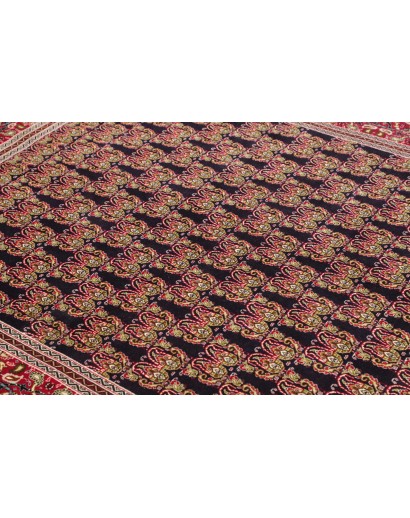 Tappeto Tabriz 50 Raj Persia marrone giallo 160x212