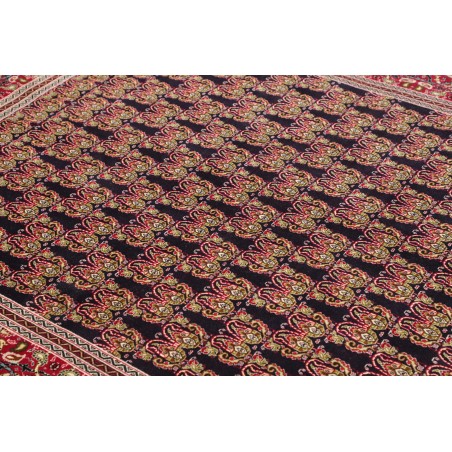 Tappeto Tabriz 50 Raj Persia marrone giallo 160x212
