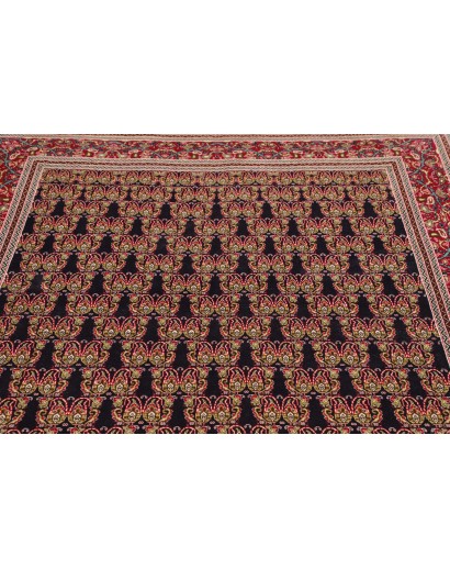 Tappeto Tabriz 50 Raj Persia marrone giallo 160x212